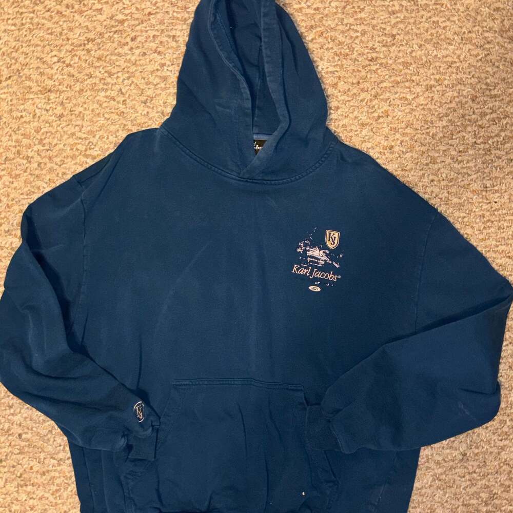 Karl Jacobs Books & Board Games Washed Ocean Staff Hoodie
